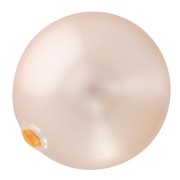 Perla semiperforada Swarovski 5818 8 mm Peach Pearl x1