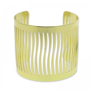 Pulsera para gemelos calada vague 55 mm doré x1