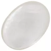 Cabuchón ovalado 25x18 mm Nácar Blanco
