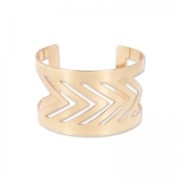 Pulsera para gemelos calada chevron 43 mm doré rose x1|raw }}