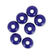 Cuentas de Rocalla Preciosa 6/0, 4 mm - Azul cobalto, 20 g