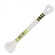 Hilo para bordar DMC Mouliné Efecto Luz White (5200) x8m