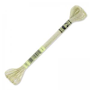 Hilo de bordar DMC Mouliné Effet Lumière Light Gold (E677) x 8 m