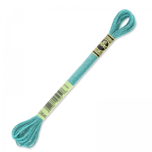 Hilo para bordar DMC Mouliné Efecto Luz Green Turquesa (3849) x8m