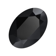 Cabuchón Swarovski 4120 6x4 mm Jet x1|raw }}