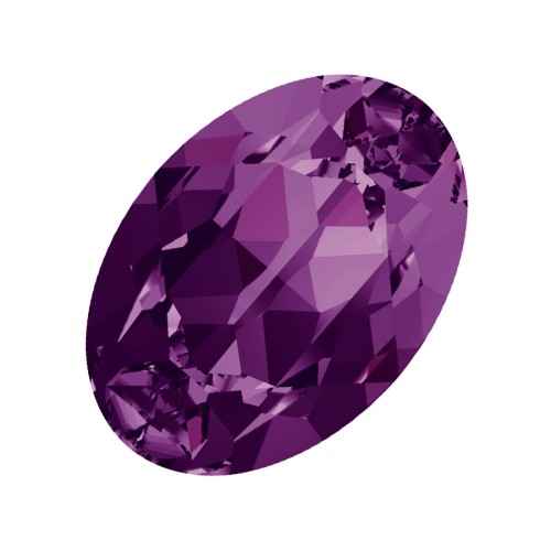 Cabuchón Swarovski 4120 6x4 mm Amethyst x1