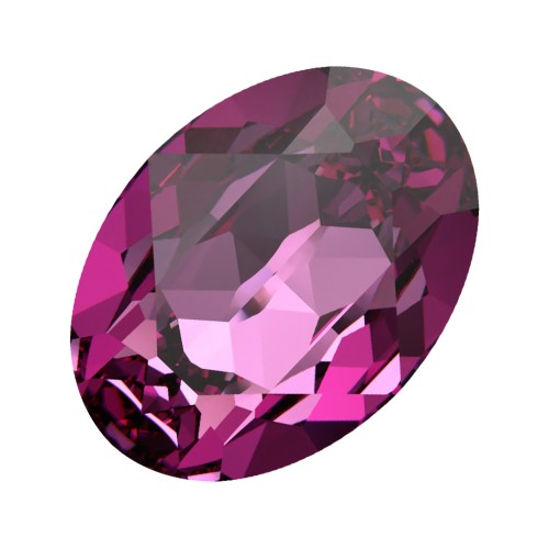 Cabujón Swarovski 4120 6x4 mm - Rosa oscuro x1
