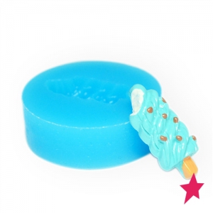 Mini molde de silicona 6x21 mm Helado