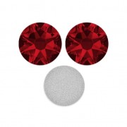 Swarovski 4 mm Light Siam strass adhesivos x36