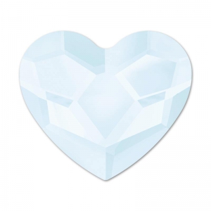 Strass Hotfix Heart Swarovski 2808 6  mm  Crystal Powder Blue x1