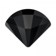 Strass Hotfix Fan Swarovski 2714 6  mm Jet x1