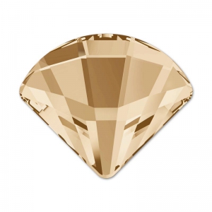 Abanico Strass Hotfix Swarovski 2714 6 mm Cristal Golden Shadow x1
