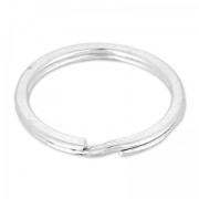 Llavero Aro 25 mm plateado x1|raw }}