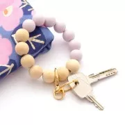 Llavero Aro 25 mm dorado x1