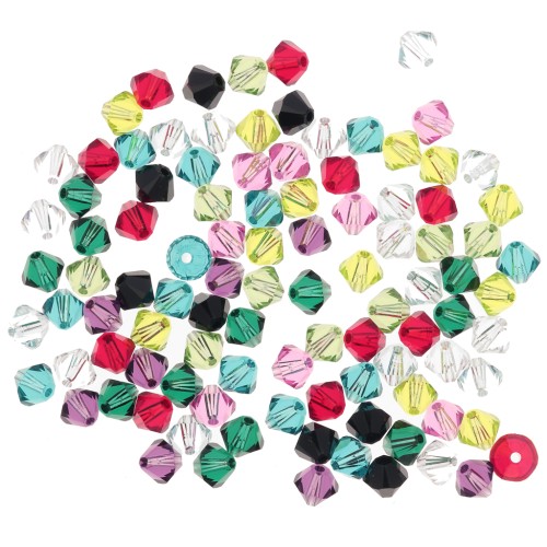 Mix de Toupies en cristal Swarovski 5328 4 mm Descubrimiento x100