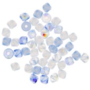 Mezcla de peonzas de cristal Swarovski 5328 3 mm Invierno x50