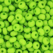 Cuentas de Rocalla Preciosa 6/0 de 4 mm - Terra Intensive - Verde mate x 20 g