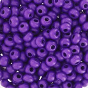 Cuentas de Rocalla Preciosa 6/0 4 mm - Terra Intensive - Violeta mate x20 g