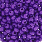 Cuentas de Rocalla Preciosa 6/0 4 mm - Terra Intensive - Violeta mate x20 g