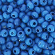 Cuentas de Rocalla Preciosa 6/0 4 mm - Terra Intensive - Azul mate x20 g