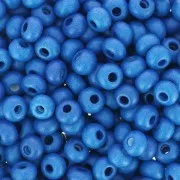 Cuentas de Rocalla Preciosa 6/0 4 mm - Terra Intensive - Azul mate x20 g