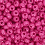 Cuentas de Rocalla Preciosa 6/0, 4 mm - Terra Intensive - Fucsia, 20 g