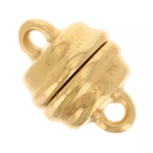 Cierre magnético 13x8,5 mm - Dorado con oro fino x1