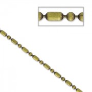 Cadena de bolas mixtas 1.5 mm bronce x1m|raw }}
