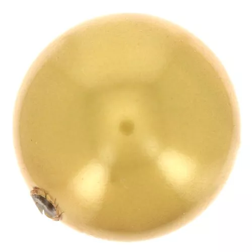 Perla semiperforada PureCrystal 5818 8 mm - Crystal Royal Gold Pearl x1