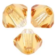 Bicono - PureCrystal 5328 Peonzas de cristal de 3 mm - Naranja oscuro x50 PureCrystal 5328 Peonzas de cristal de 3 mm - Naranja oscuro x50