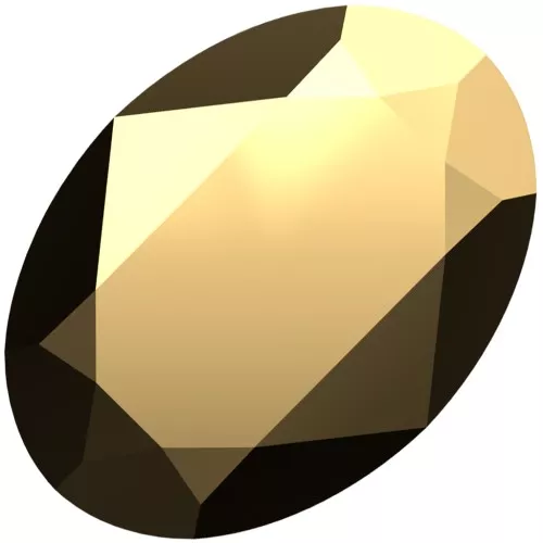 Cabujón PureCrystal 4120 14x10 mm - Cristal Aurum x1