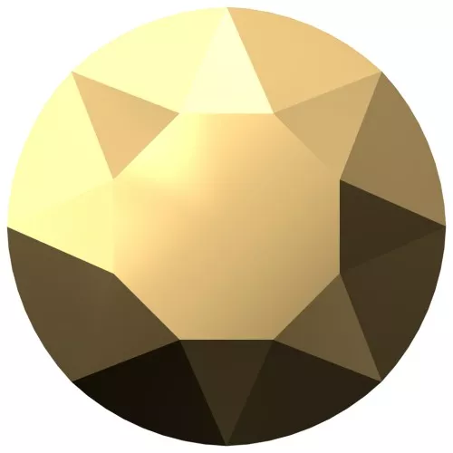 Cabujón PureCrystal 1088 6 mm - Cristal Aurum x1