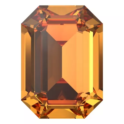 Cabujón PureCrystal 4610 18x13 mm - Naranja oscuro x1