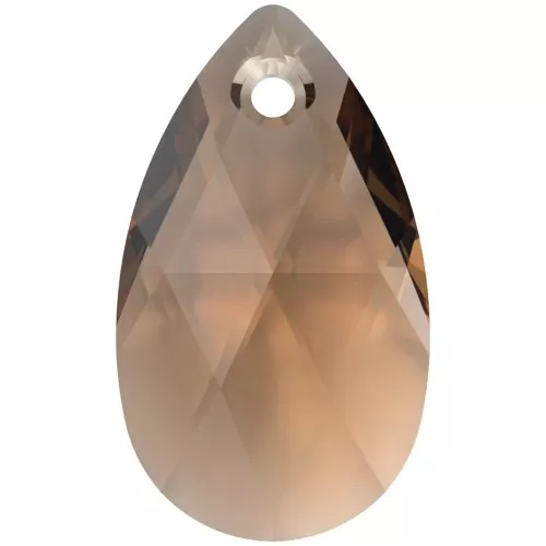 Teardrop PureCrystal 6106 22 mm - Topacio ahumado claro reinventado x1