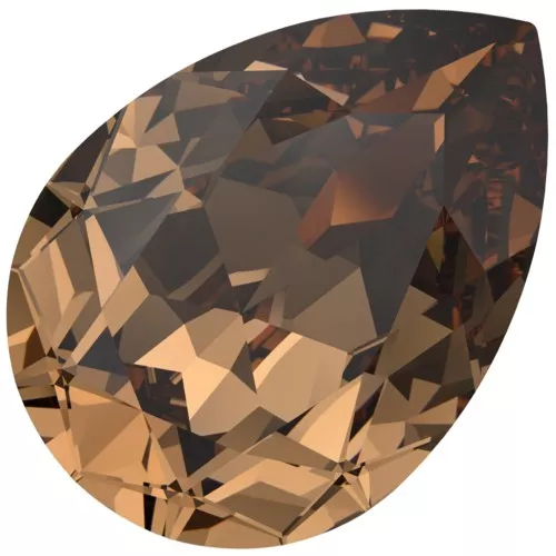 Cabujón PureCrystal 4320 8x6 mm - Topacio ahumado claro reinventado x1