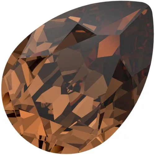 Cabujón PureCrystal 4320 14x10 mm - Topacio ahumado reinventado x1
