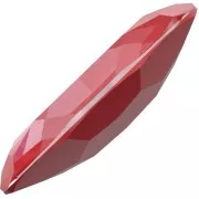 Cabujón PureCrystal 4127 30x22 mm - Cristal Amapola Rojo Ignite x1