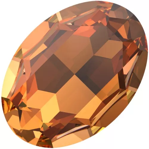 Cabujón PureCrystal 4127 30x22 mm - Naranja oscuro x1