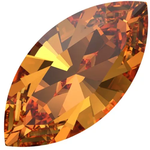 PureCrystal 4228 Lanzadera 10x5 mm - Naranja oscuro x1