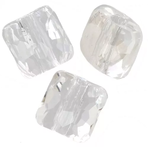 Cuentas cuadradas 6 mm - Fantasy Square PureCrystal 5035 - Cristal x6