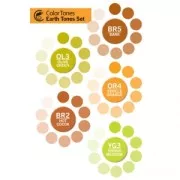 Surtido Earth Tones Set Chameleon - 5 marcarodes