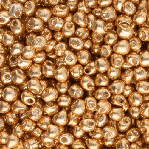 Miyuki Mini Gotas 2.8 mm DP28-1053 - Oro Amarillo Galvanizado x8g
