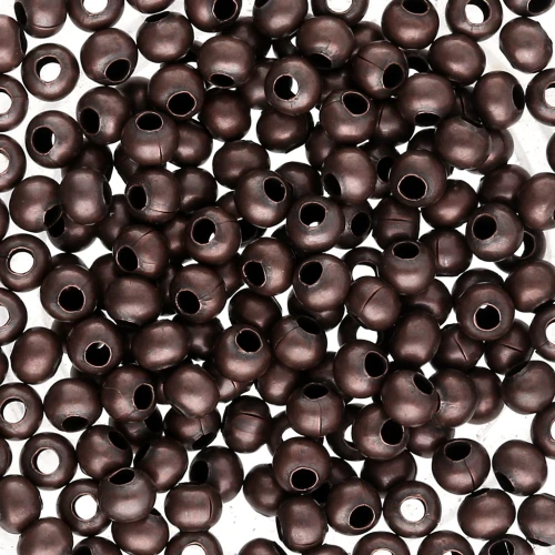 Rocallas de metal 8/0 cobre antiguo x10g