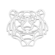 Separador tigre 18.5 mm Plata 925 x1