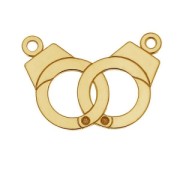 Entrepieza esposas 17 mm de Plata 925 dorado con oro fino x1|raw }}