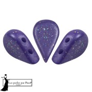 Cuentas de cristal Amos® by Puca® 5x8 mm - Purple Rain Constellation x10g