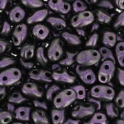 MiniDuo 2x4 mm Metallic Mat Dark Lila x10g
