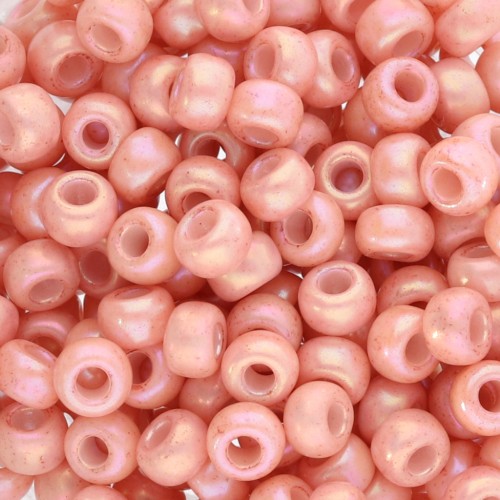 Cuentas Rocalla Miyuki 6/0 596-1 - Opaco Tea Rose Luster x8 g