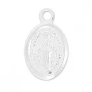 Dije hojas virgen 11x7 mm de Plata 925 x1