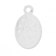 Dije hojas virgen 11x7 mm de Plata 925 x1